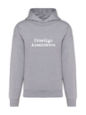 K4018 Hoodie oxford grey oversize unisex + Motiv