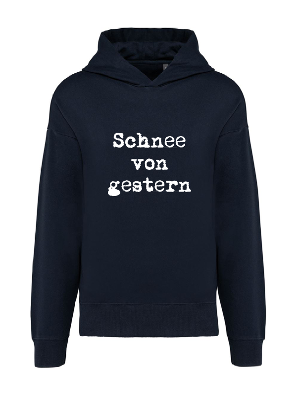 K4018 Hoodie oxford grey navy + Motiv