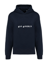 K4018 Hoodie oxford grey navy + Motiv