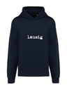 K4018 Hoodie oxford grey navy + Motiv