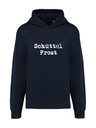 K4018 Hoodie oxford grey navy + Motiv