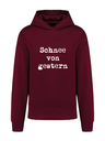 K4018 Hoodie wine oversize unisex + Motiv