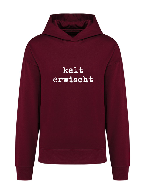 K4018 Hoodie wine oversize unisex + Motiv
