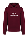 K4018 Hoodie wine oversize unisex + Motiv