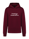 K4018 Hoodie wine oversize unisex + Motiv