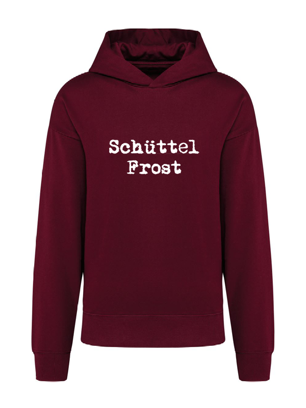 K4018 Hoodie wine oversize unisex + Motiv