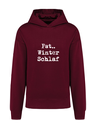 K4018 Hoodie wine oversize unisex + Motiv