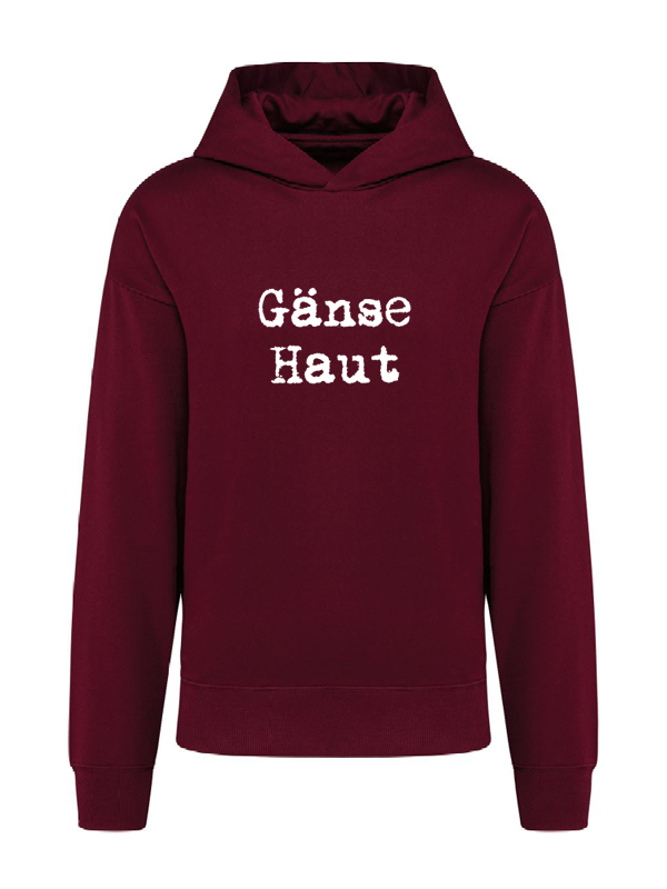 K4018 Hoodie wine oversize unisex + Motiv
