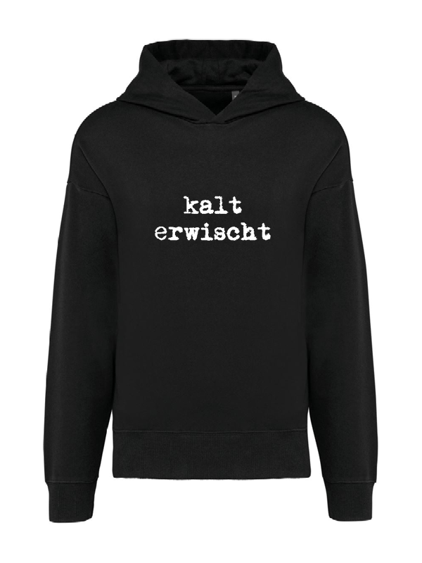 K4018 Hoodie black oversize unisex + Motiv