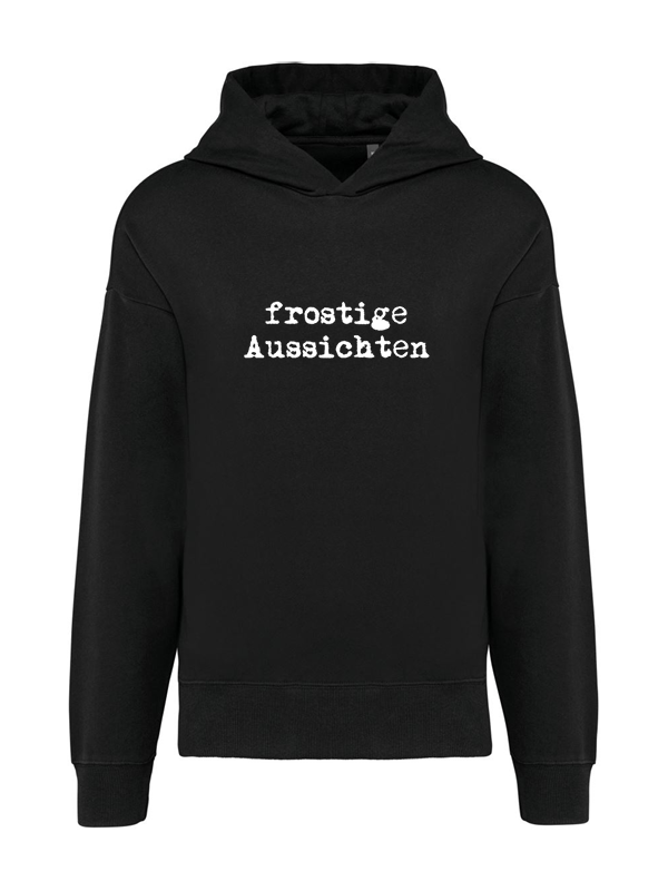 K4018 Hoodie black oversize unisex + Motiv