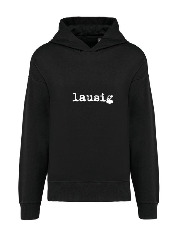 K4018 Hoodie black oversize unisex + Motiv
