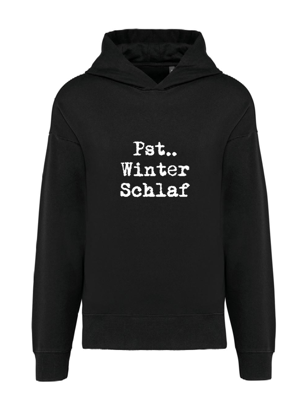 K4018 Hoodie black oversize unisex + Motiv