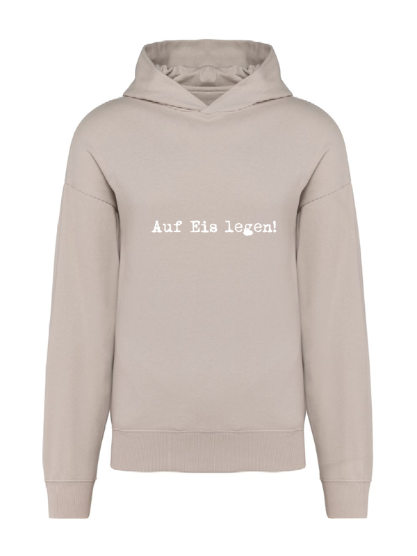 K4018 Hoodie clay oversize unisex + Motiv