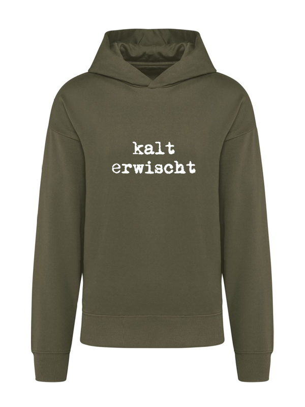 K4018 Hoodie khaki oversize unisex + Motiv