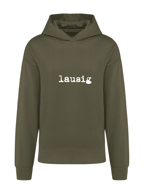 K4018 Hoodie khaki oversize unisex + Motiv