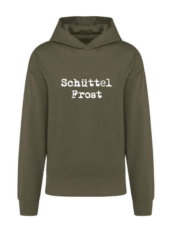 K4018 Hoodie khaki oversize unisex + Motiv