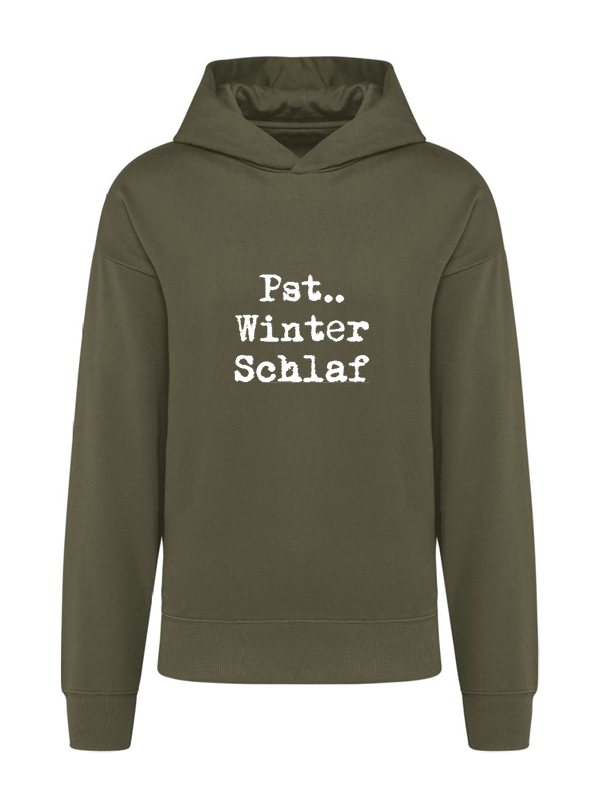 K4018 Hoodie khaki oversize unisex + Motiv