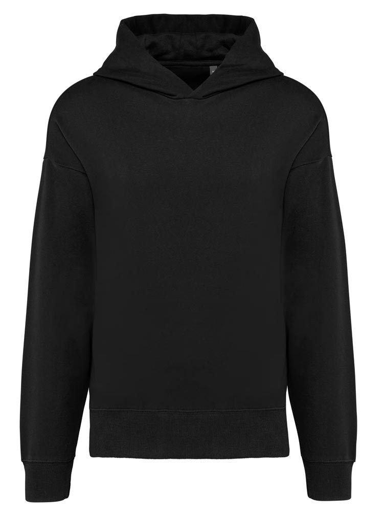 K4018 Hoodie oversize unisex  (black, XS)
