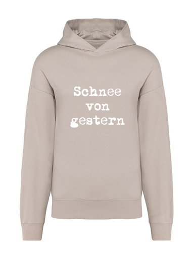 K4018 Hoodie clay oversize unisex + Motiv